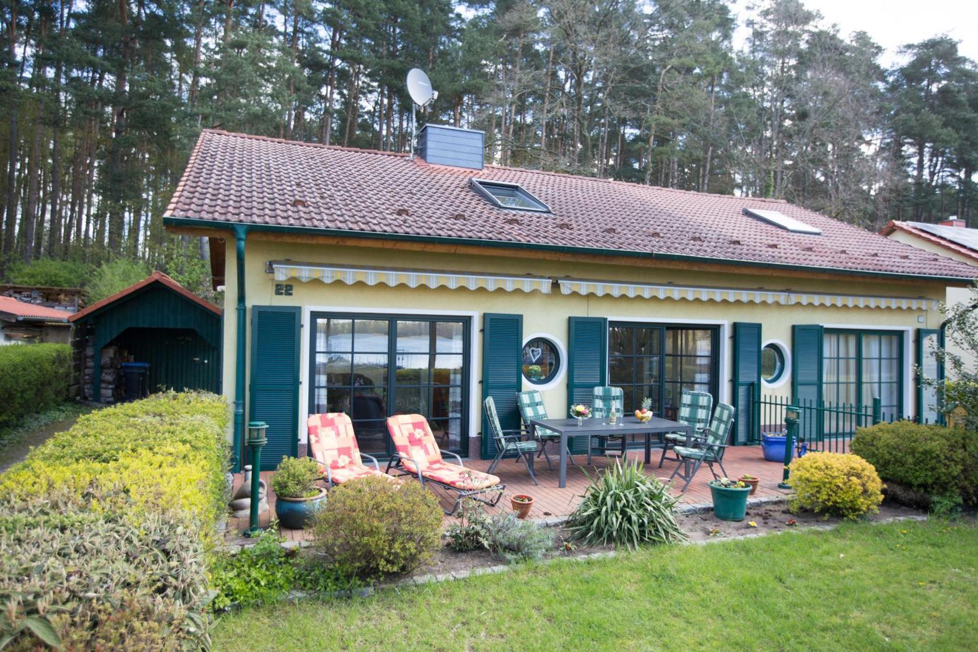 Ferienhaus Seeblick Am Jabeler See Mit Sauna المظهر الخارجي الصورة